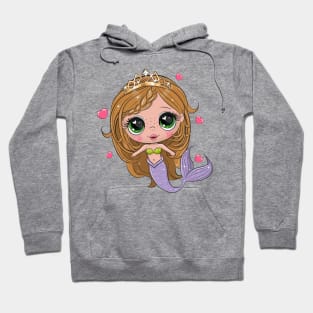 Cute Cartoon Mermaid Hoodie